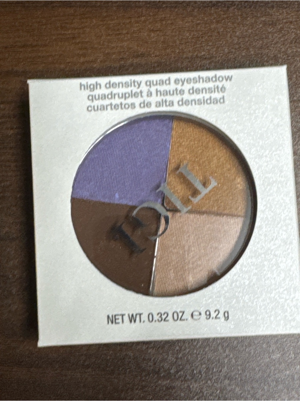 TIGI Four-Shade Eyeshadow Quad — Purple, Gold, Brown & Champagne